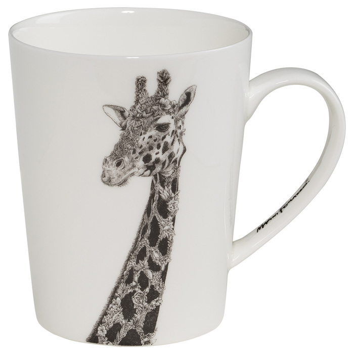 Кухоль для чаю, фарфор, 12,5 х 9 х 11,5 см, 460 мл Maxwell Williams Giraffe MARINI FERLAZZO