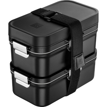 Модульний ланч-бокс 1,6 л вакуумний подвійний, чорний FRESH & SAVE ZWILLING