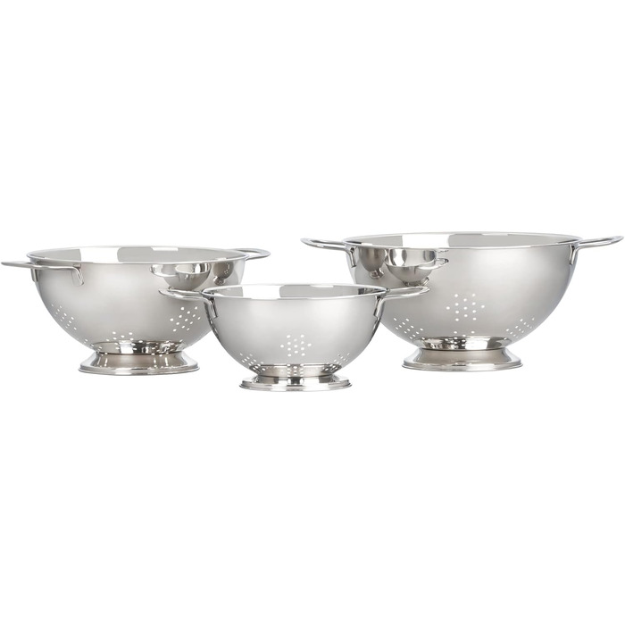 Набір друшляків з нержавіючої сталі, 3 предмети Le Creuset