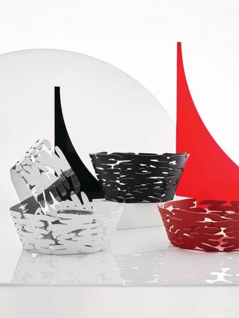 Чаша для фруктів 21х10 см чорна Barket Alessi