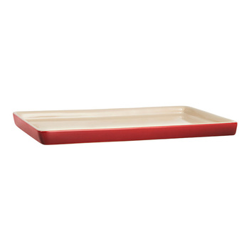 Блюдо для запікання 32 см, бордовий, кераміка, Le Creuset