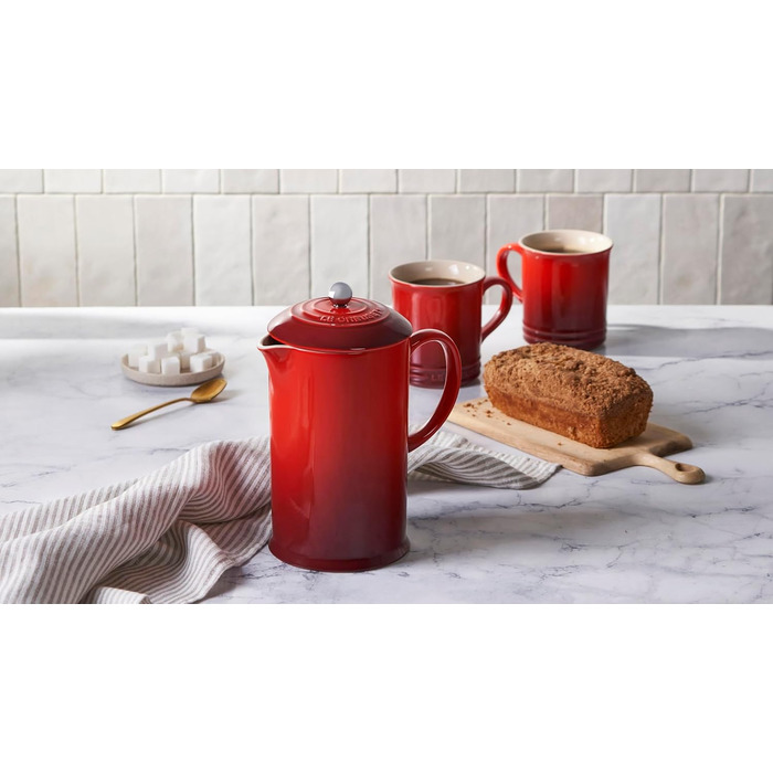 Френч-прес 0,8 л, вишневий Le Creuset