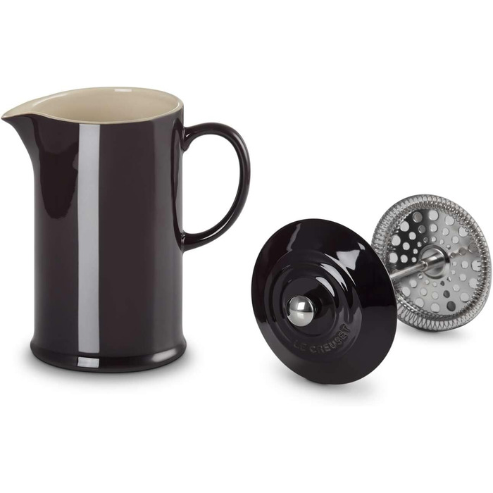 Френч-прес 1 л чорний глянець Le Creuset