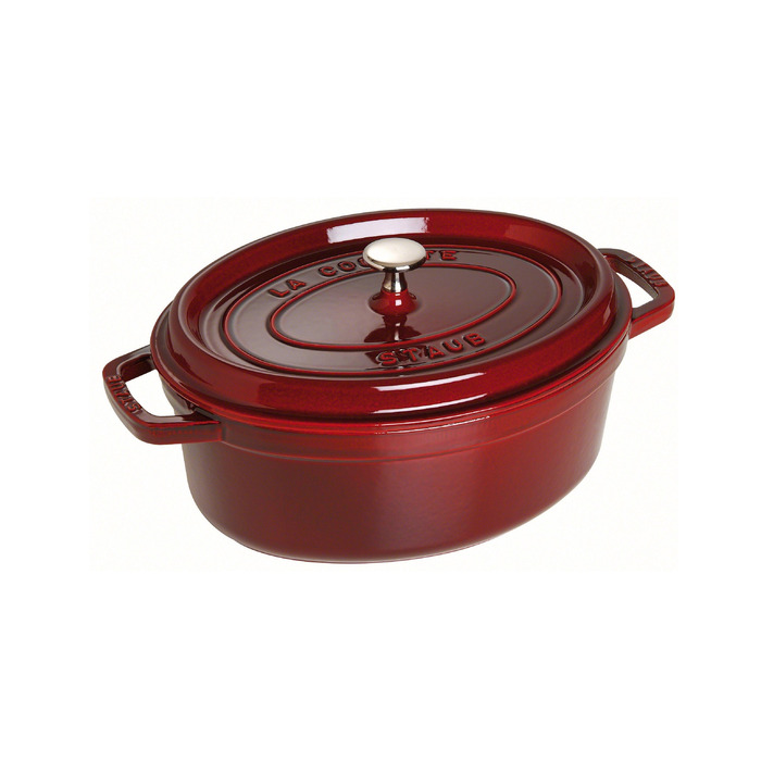 Кокот овальний 31 см, вишневий Staub
