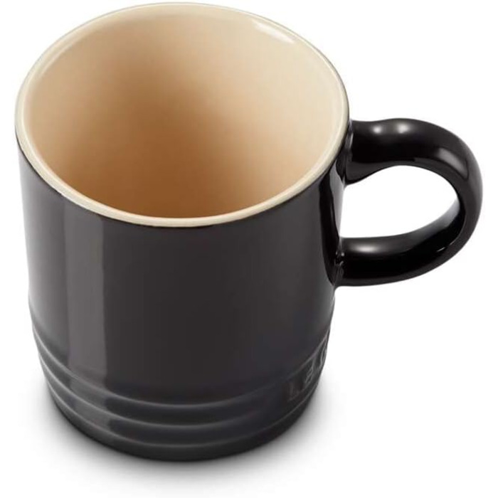 Керамічний кухоль Le Creuset, 0,35 л, 70302351700002 (чорний глянцевий, 100 мл)