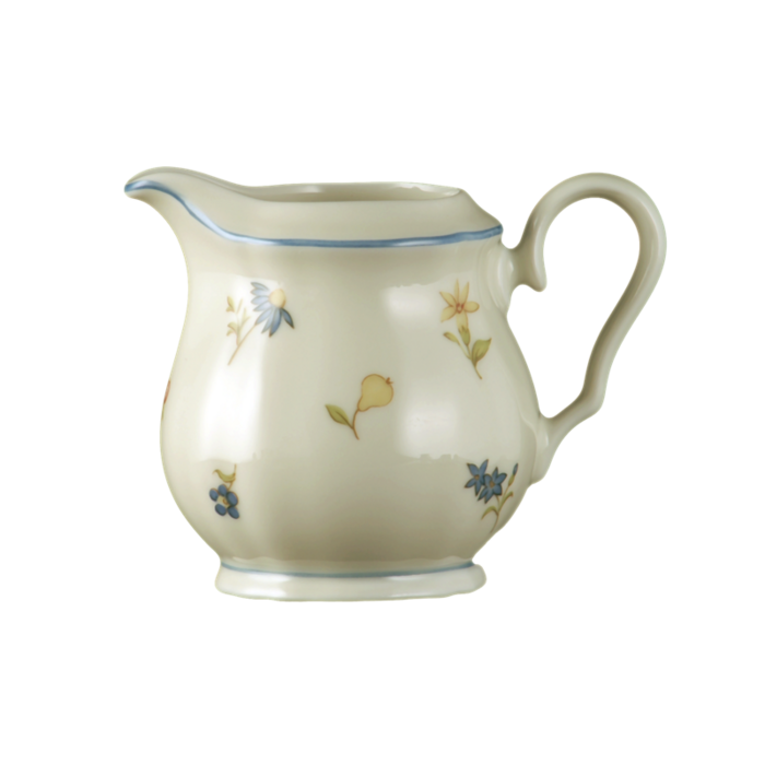 Молочник на 2 перосни 0.14 л Streublume blauer Rand Marie-Luise Seltmann
