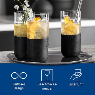 Набір келихів для лонгдрінків 4 шт 300 мл  Manufacture Rock Villeroy & Boch
