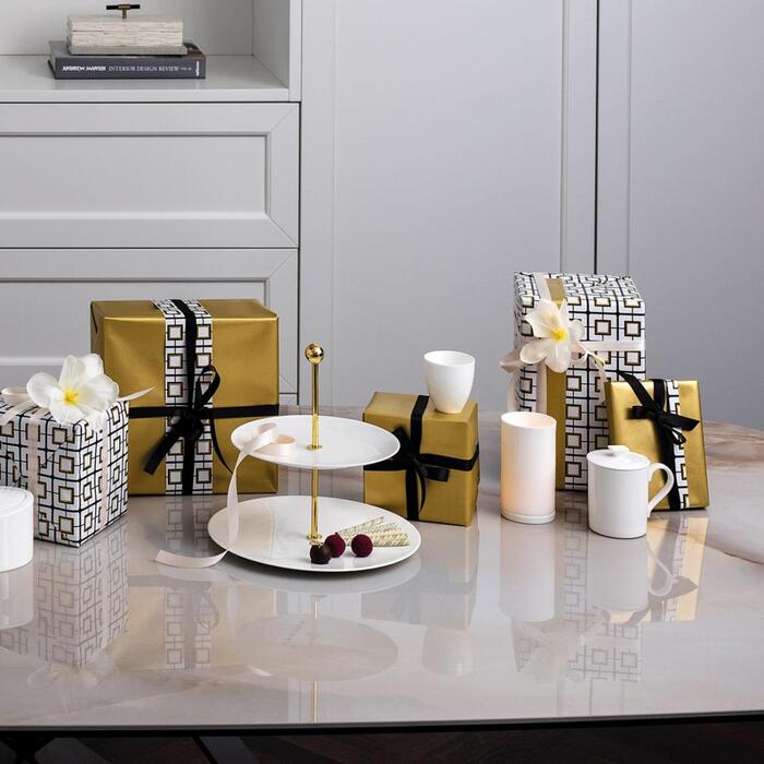 Чашка з кришкою 11,5х8,5х11 см, біла MetroChic blanc Gifts Villeroy & Boch
