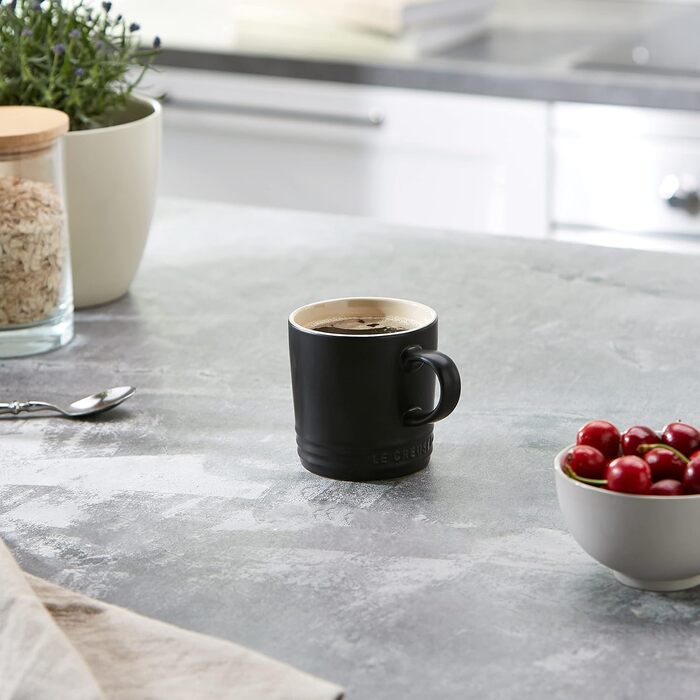 Керамічна чашка Le Creuset, 0,35 л, 70302351700002 (чорна матова, 350 мл)