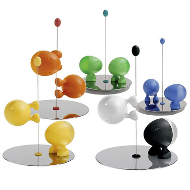 Солонка и перечница зеленые Lilliput Alessi
