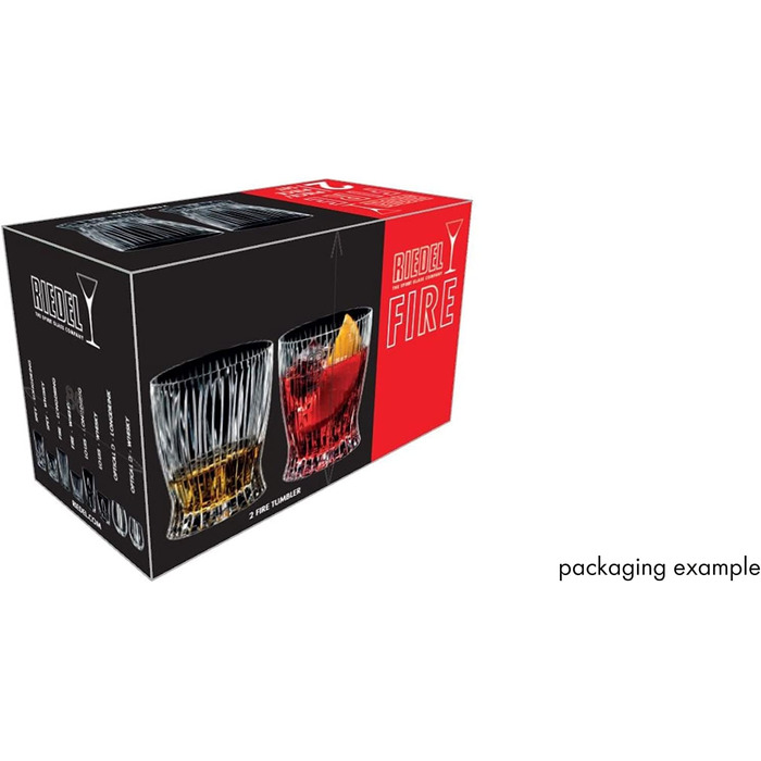 Стакан для виски 295 мл, набор 2 предмета, Tumbler Fire Riedel