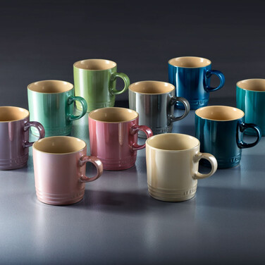 Чашка 350 мл, сіра Perlgrau Metallic Le Creuset