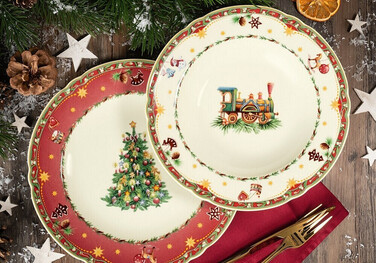 Кавовий сервіз 18 предметів Marie-Luise Weihnachtsnostalgie Seltmann Weiden