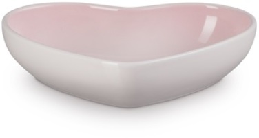 Блюдо сервірувальне у формі серця 20 см, рожеве Heart Le Creuset