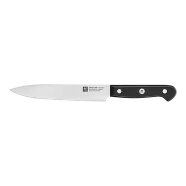 Набір з 5 ножів з ножицями та заточуючим блоком чорний Gourmet Zwilling