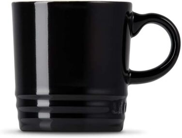 Керамічний кухоль Le Creuset, 0,35 л, 70302351700002 (чорний глянцевий, 100 мл)