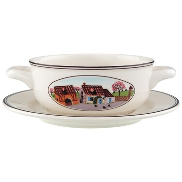 Піала для супу / бульйону з блюдцем Design Naif Villeroy & Boch