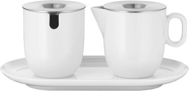 Цукорниця і молочник з підстаканником, набір 3 предмети Barista WMF