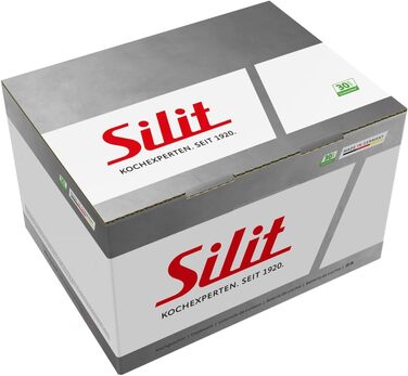 Набір з 4 каструль зі скляними кришками, червоний колір Modesto Silit