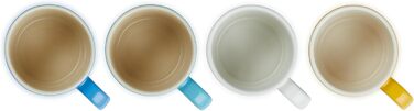 Набір із 4 чашок для капучино 200 мл, різнокольоровий Riviera Le Creuset