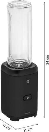 Блендер для смузі 300 Вт, чорний Kult X Mix & Go WMF