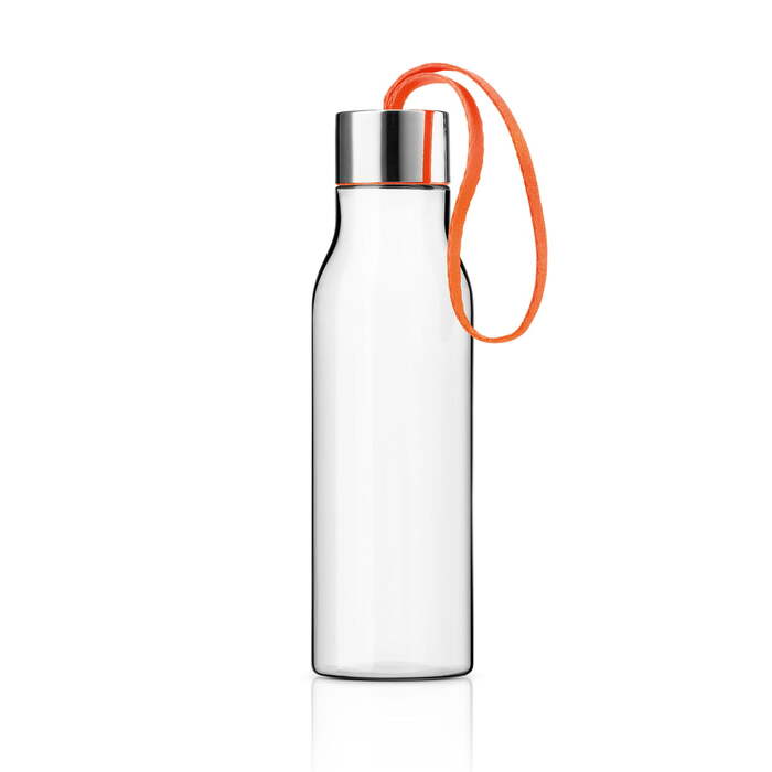 Пляшка 0,5 л прозора / помаранчева Trinkflasche Eva Solo