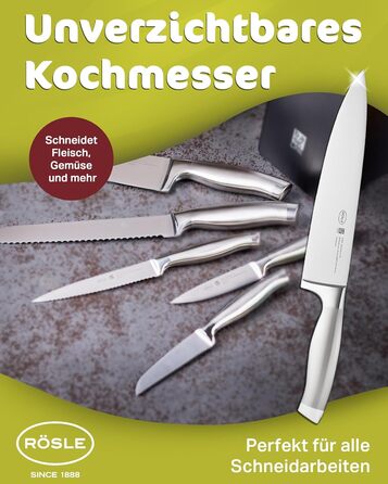 Кухарський ніж 20 см Basic Line Rosle