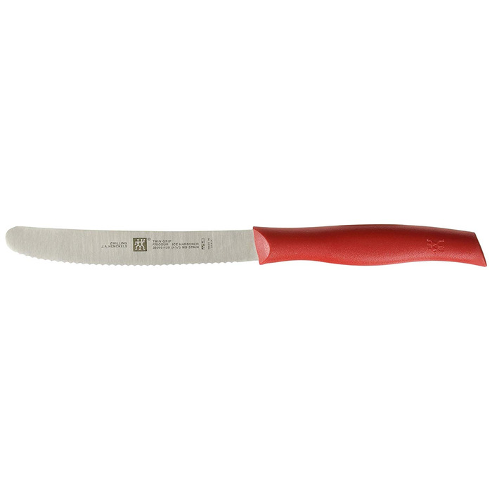 Ніж універсальний, 12 см червоний Twin Grip Zwilling