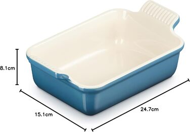 Форма для запікання прямокутна 1,1 л 19 см Deep Teal Le Creuset