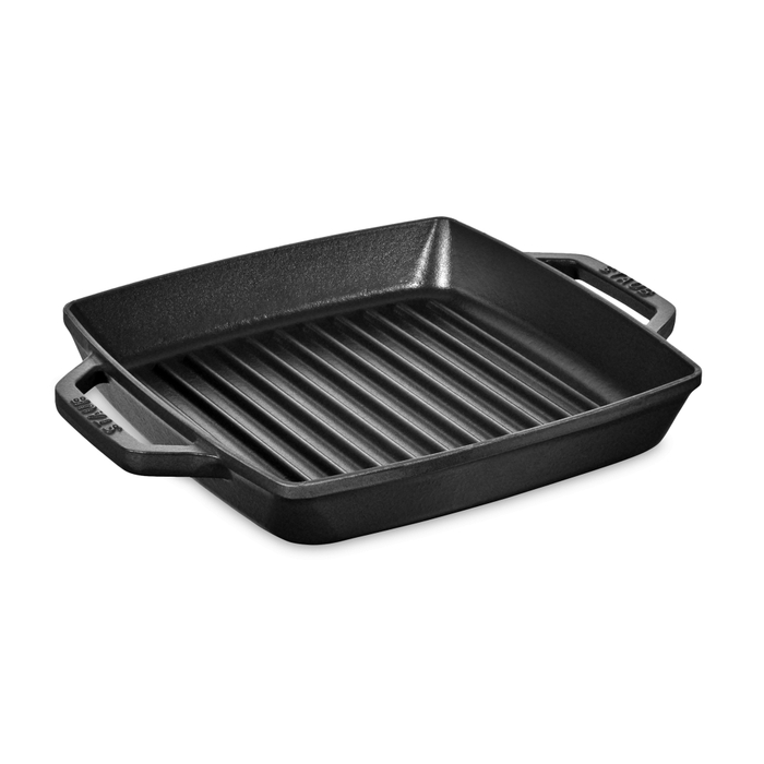 Сковорода гриль квадратна з двома ручками 23 см Black Staub