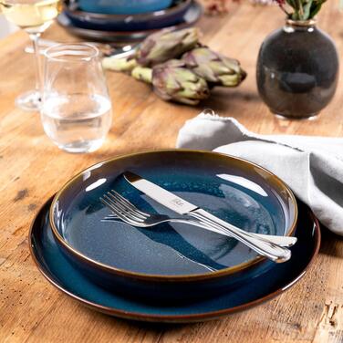Тарілка для сніданку 21 см, темно-синя Denim Crafted Villeroy & Boch
