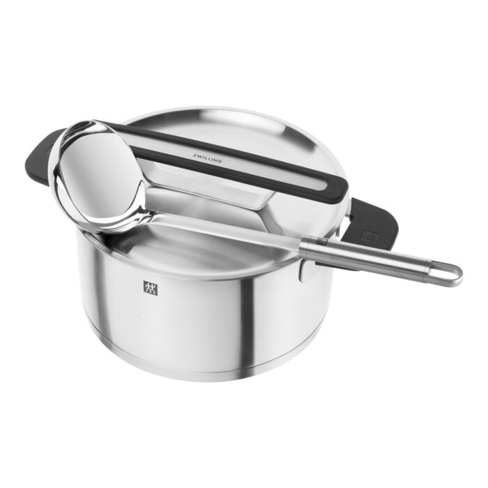 Набор из 5 кастрюль с крышками, нержавеющая сталь More Zwilling