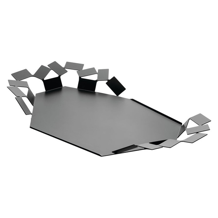 Піднос 35x5,5x60 см чорний Scirocco Alessi