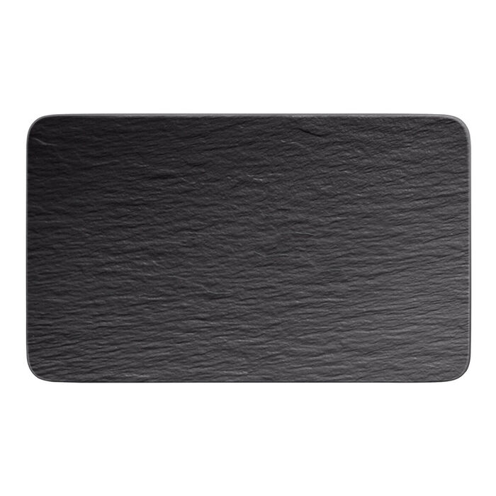 Тарілка 28 х 17 см Black/Gray Manufacture Rock Villeroy & Boch