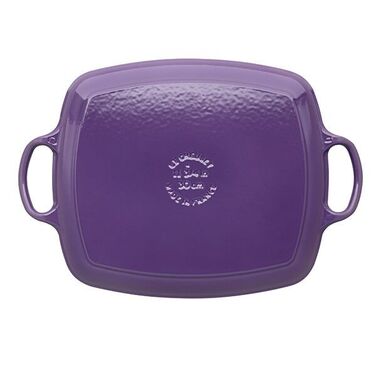 Сковорода гриль прямоугольная 30 см фиолетовая Le Creuset