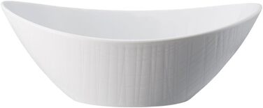 Сервировочное овальное блюдо 20 x 15 см белое Mesh Rosenthal