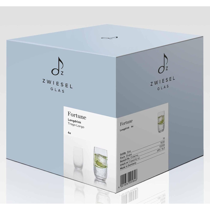 Склянка для лонгдринків 0,5 л, набір 4 предмети Fortune Zwiesel Glas