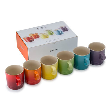 Набір чашок 350 мл, 6 предметів Set Regenbogen Le Creuset
