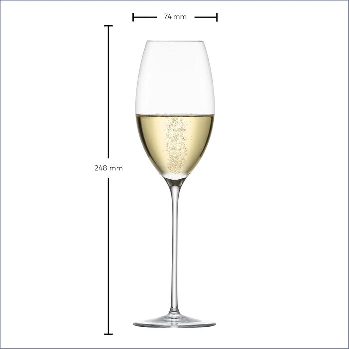 Набір келихів 2 шт 305 мл для шампанського Enoteca, Zwiesel Glas