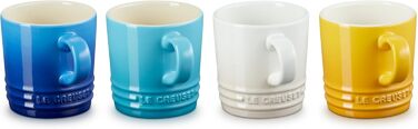 Набір із 4 чашок для капучино 200 мл, різнокольоровий Riviera Le Creuset