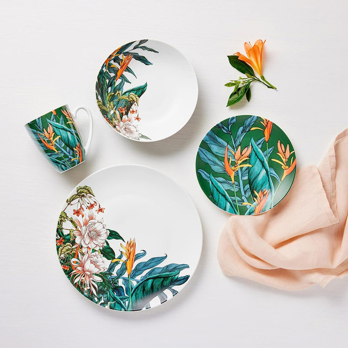 Мисочка Maxwell & Williams NIGHT GARDEN FOLIAGE, фарфор, диам. 16 см, 700 мл