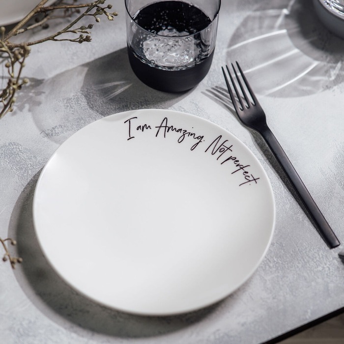 Тарілка для сніданку "I am Amazing not perfect" 21 см Statement Villeroy & Boch