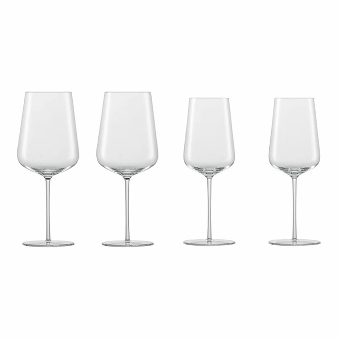 Набір келихів для червоного та білого вина, 4 предмети, Vervino Zwiesel Glas