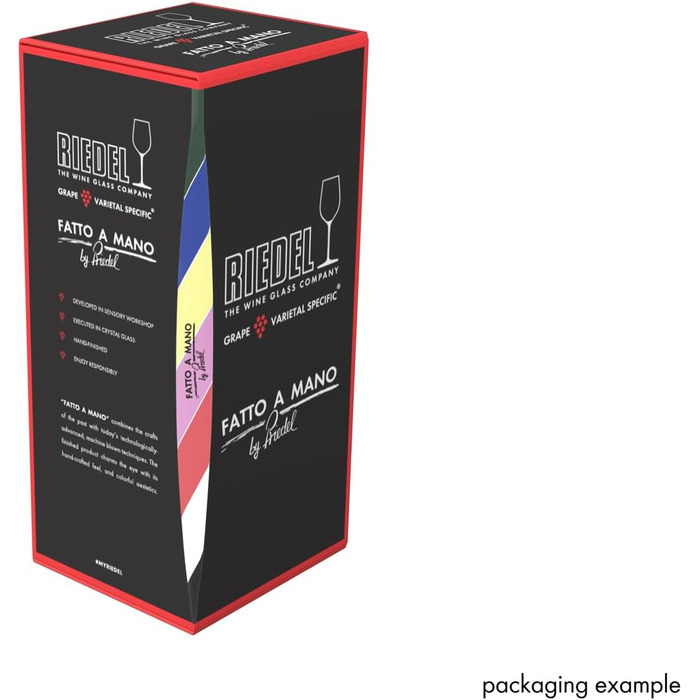 Келих для вина 953 мл чорна основа Fatto a Mano Black Tie Bordeaux Grand Cru, Riedel