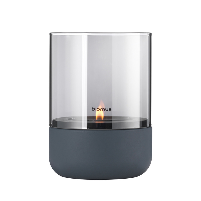 Набір з 2 свічників 9,5 см XS Steel Gray & Smoke Calma Blomus