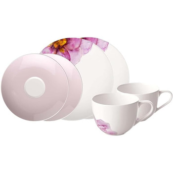Кавовий сервіз на 2 персони, 6 предметів Rose Garden Villeroy & Boch