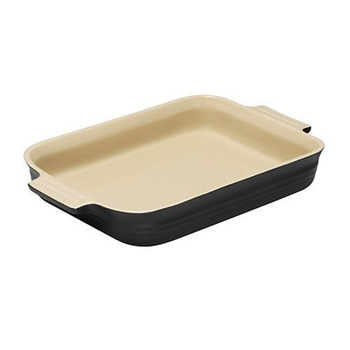 Блюдо прямокутне 32 см, чорний Le Creuset