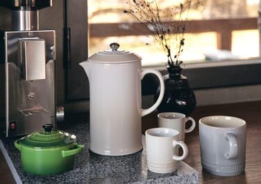 Френч-прес 1 л керамічний, колір безе Le Creuset