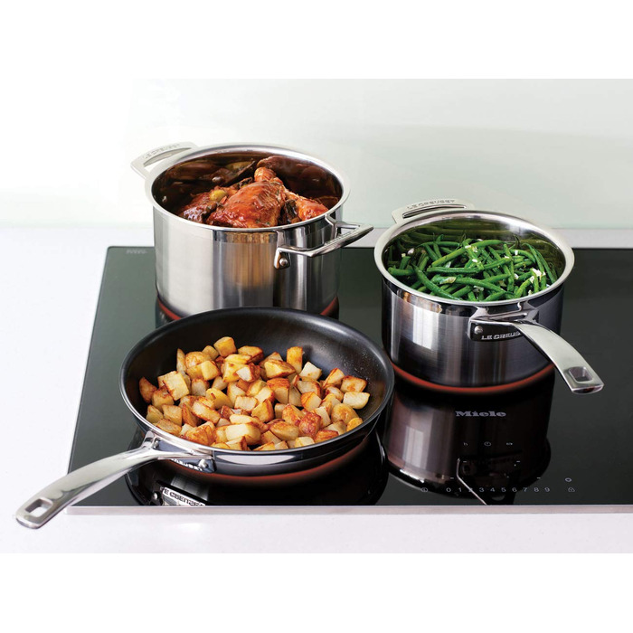 Сковорода з антипригарним покриттям 3Ply 24 см, чорний Le Creuset