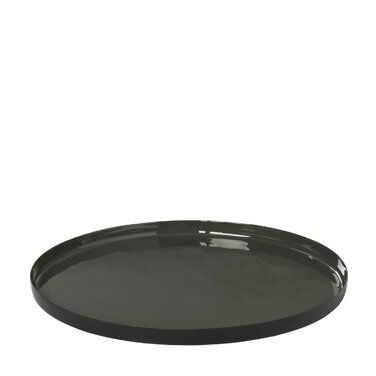 Підношення з поліпропілену 30 см Gunmetal Viso Blomus